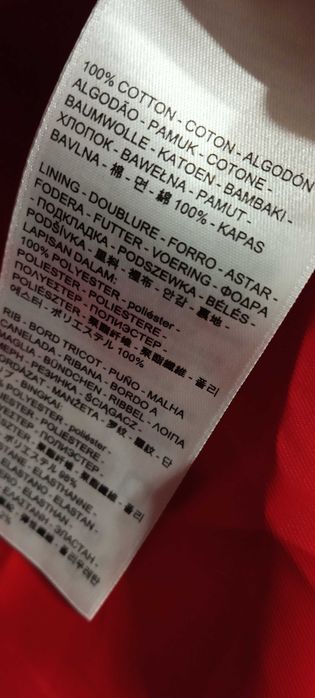 джинсовая куртка бомбер LEVIS ( L) КИТАЙ