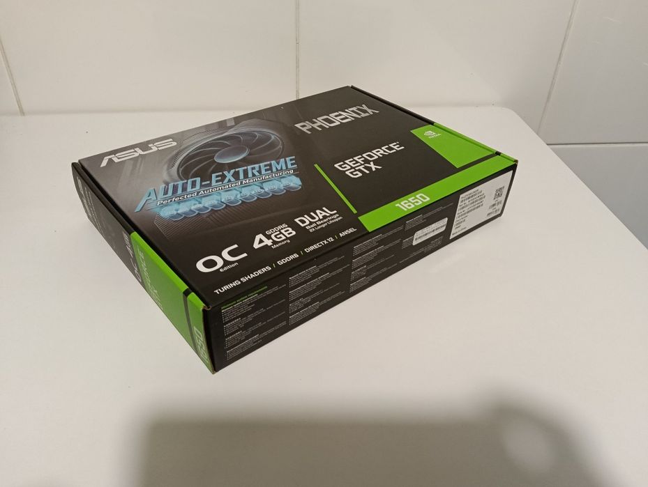 ASUS Phoenix GeForce GTX 1650 4gb como nova