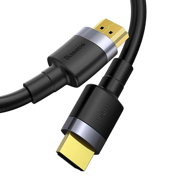 Kabel Baseus Cafule HDMI / HDMI 2.0/4K 60 Hz 3D 18 Gbps 1m - czarny