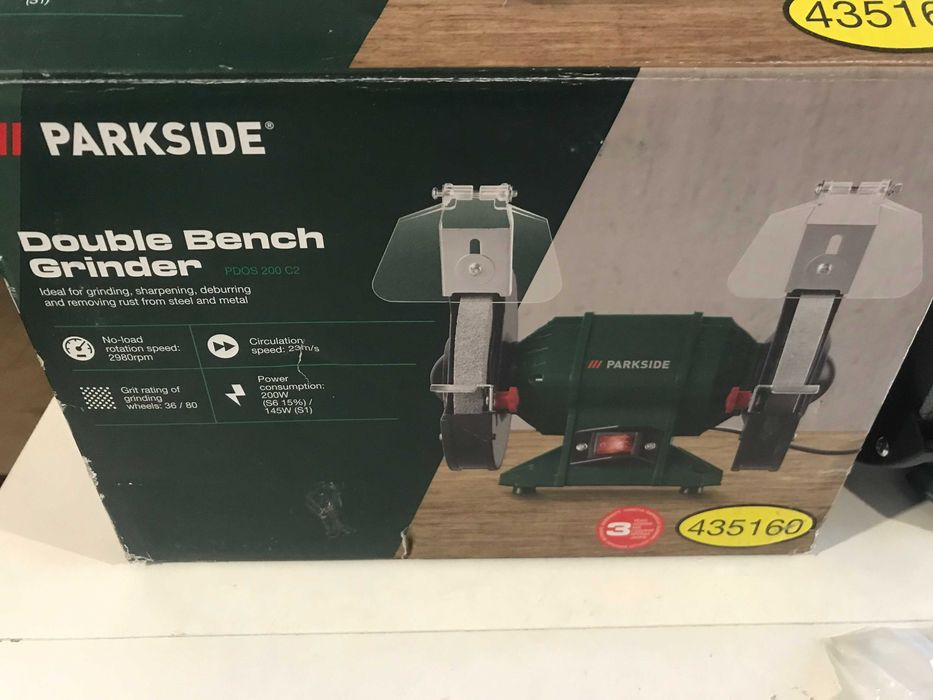 Точило,нождак PARKSIDE PDOS 200 C2 Подвійна шліфувальна машина