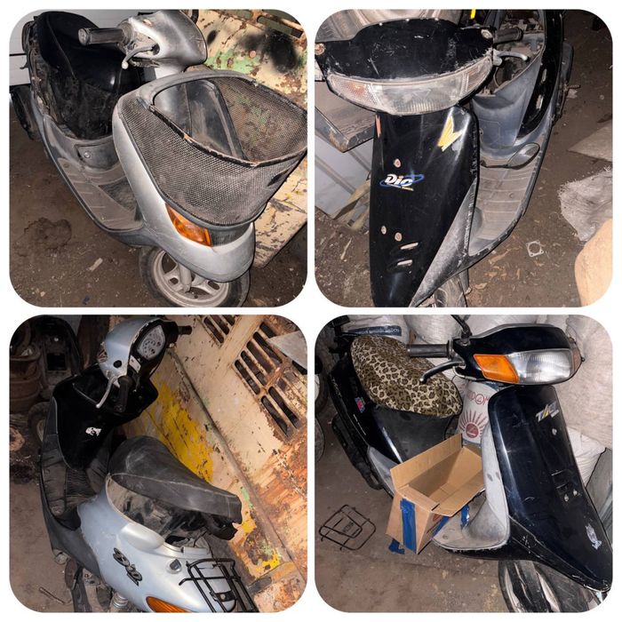 Розбір Honda dio 18 27 28 34 35 56 Suzuki lets 1 2 3 tact 24 30 Yamaha jog 36 39 Хонда діо 18 27 28 34 35 56