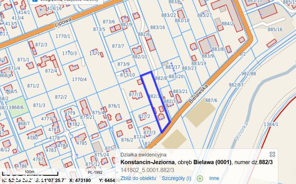 Działka budowlana z mediami, asfaltowy dojazd