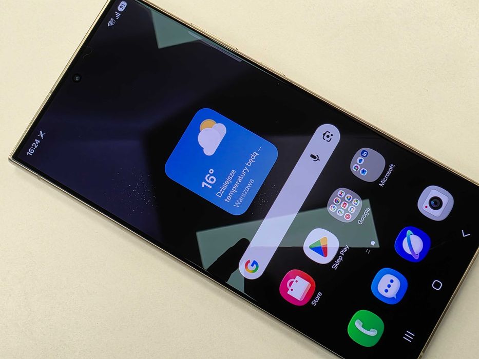 Samsung Galaxy S24 Ultra Dual SIM/ 12GB/ 256GB/ Titanium Gray/ rysik zamiennik/ Grade B/ + ładowarka