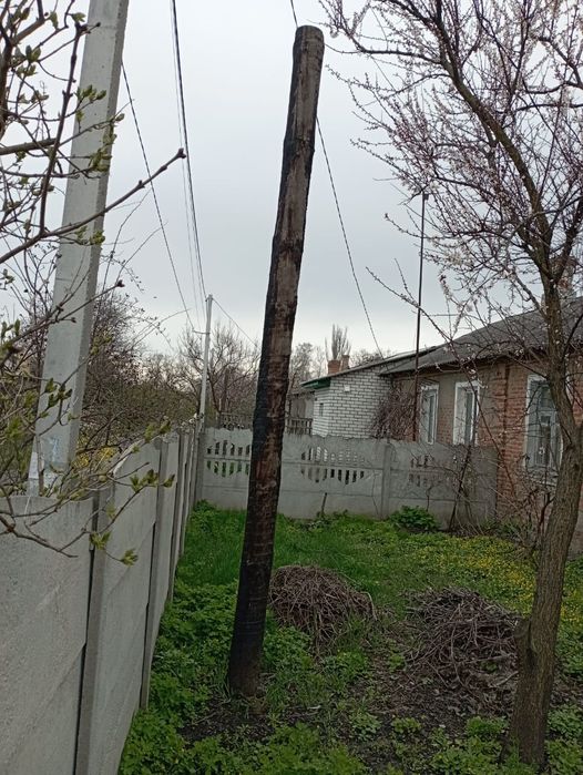 Стовб дерев'яний електричний столб деревянный электрический: 800 грн ...