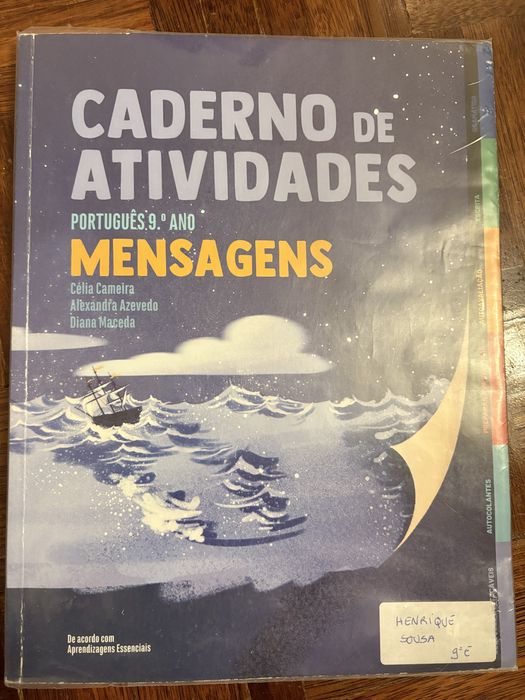 Mensagens 9°ano - Caderno de atividades