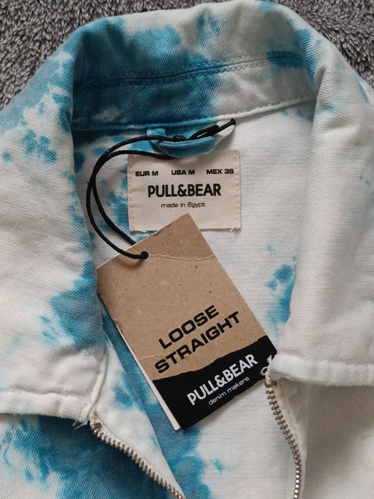 Męska kurtka tie dye bleach L