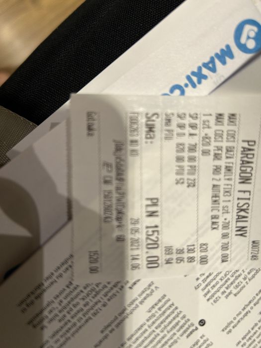 Fotelik z baza maxi cosi pearl pro 2 authentic black