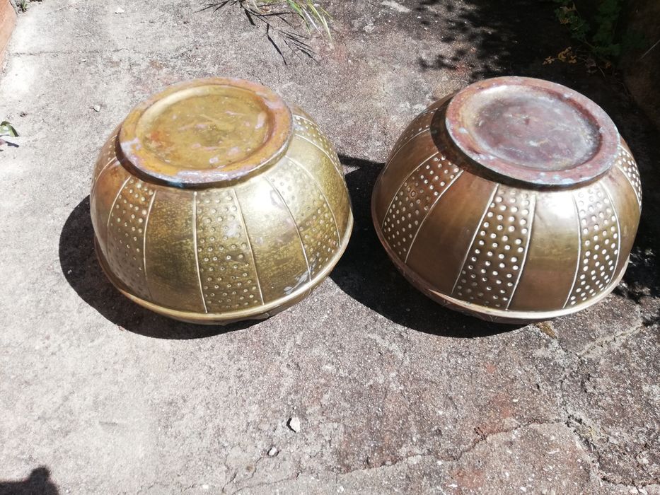 Cobre vintage jardim.