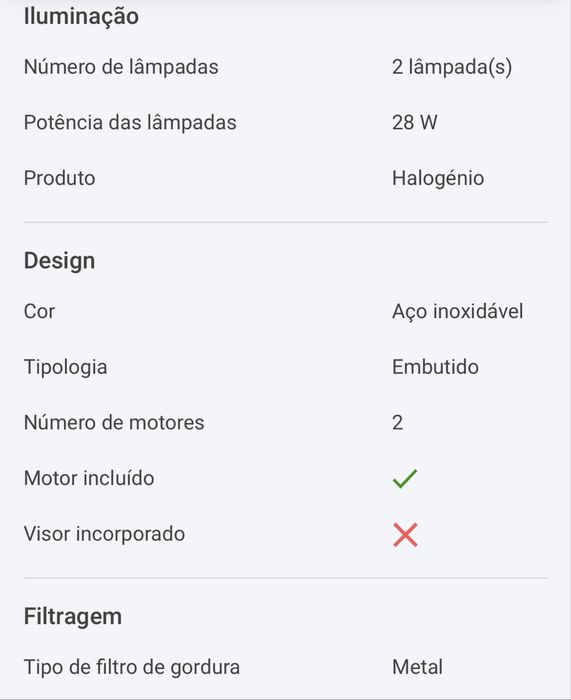 Exaustor NOVO TEKA TL 7420