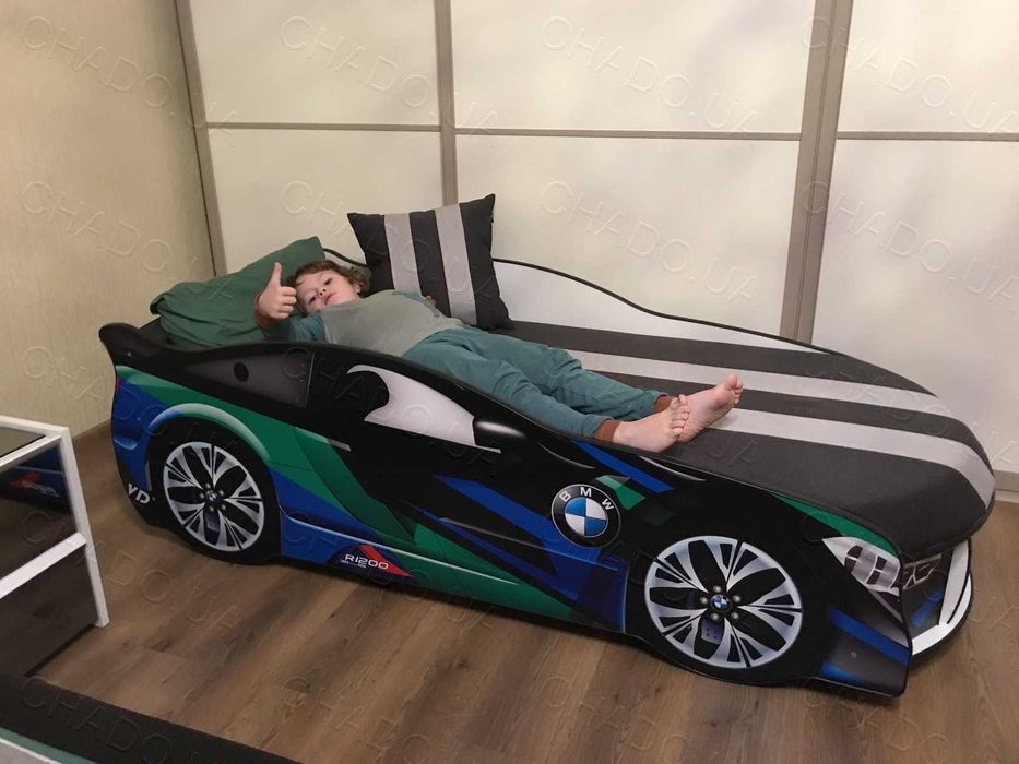 Ліжко машина, ліжко дитяче, кровать машина, кроватка детская