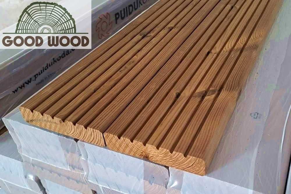 Deska tarasowa 26x116 termo sosna deski thermo na taras ESTOŃSKIE!!!