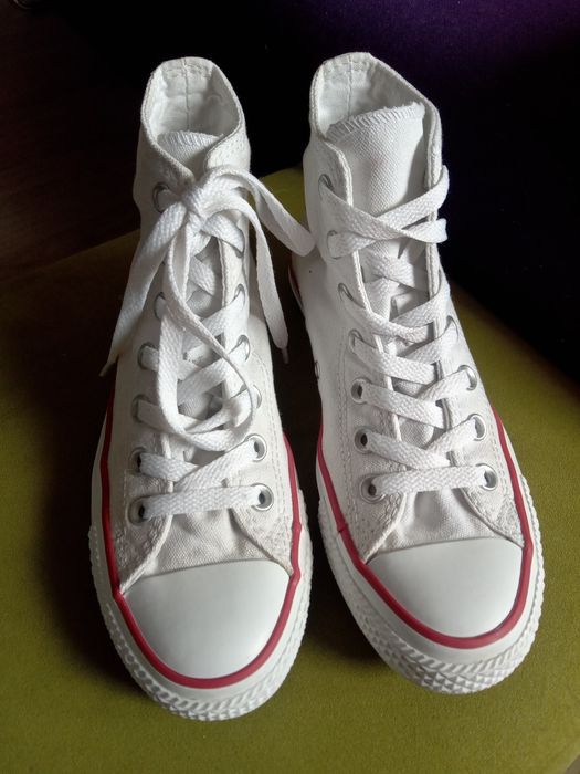Converse trampki rozmiar 36,5 powyżej kostki białe