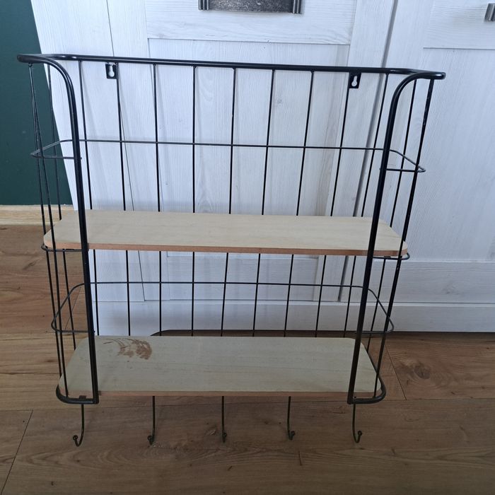 Półka Ikea metalowa szerokość 52 , wysokość 58,5 gł. 16cm