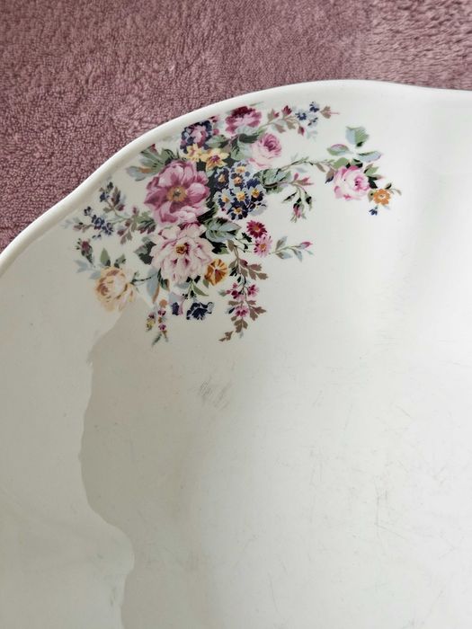 Porcelanowa miska z kwiatami ENGLISH HOME
