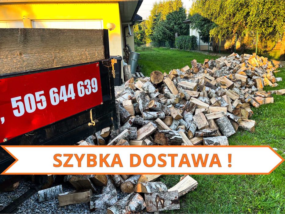 Drewno kominkowe liściaste - do palenia w kominku - szybka dostawa!