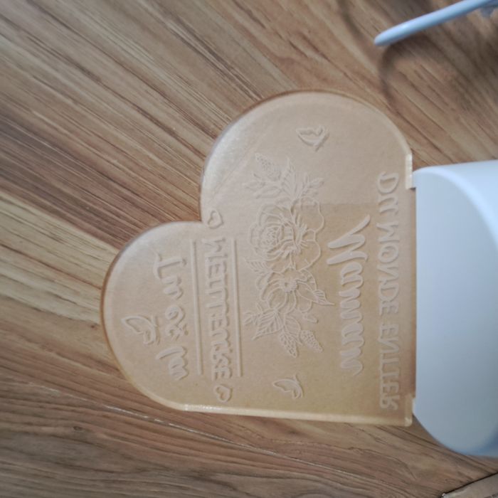 Lampka serce z napisem "Jesteś najlepszą mamą na całym świecie"