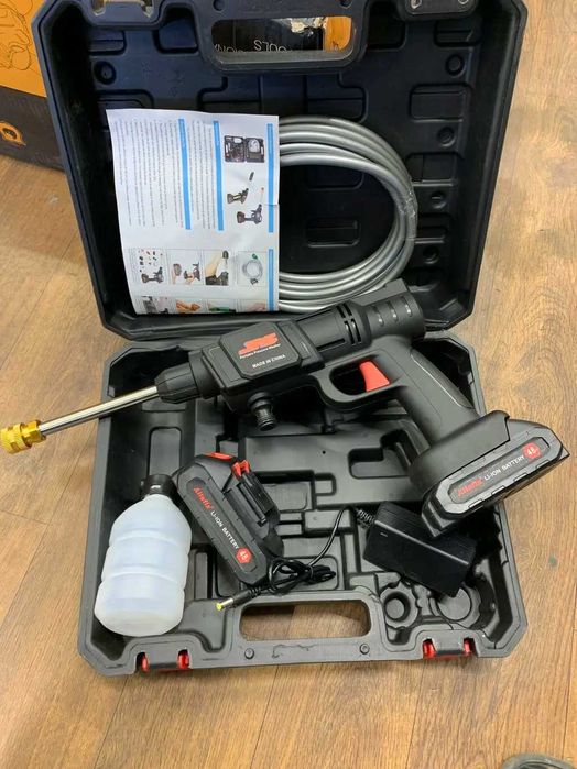 Мийка високого тиску, бездротова, мойка, від акумуляторної батареї