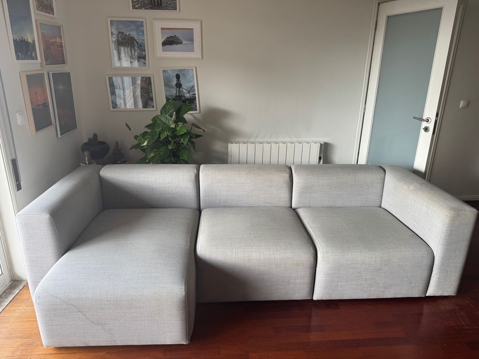 Sofá HAY Mags Soft com chaise – bom estado