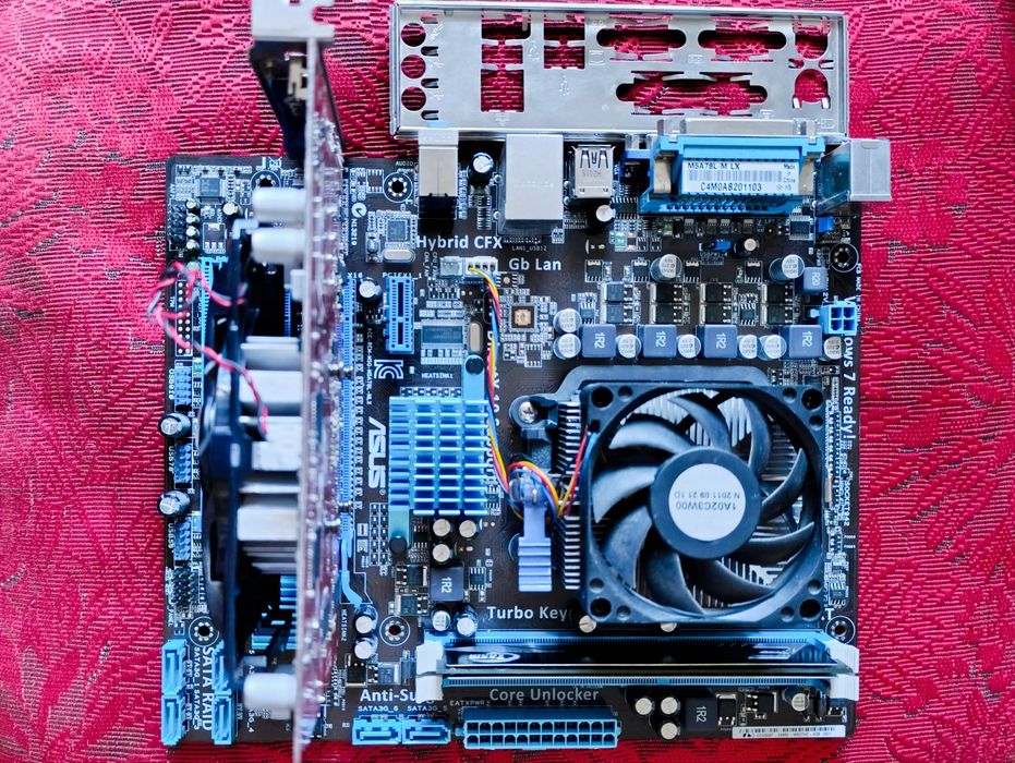 Комплект M5A78L-M LX, AMD Athlon(tm) II x3 455 Processor 3.3 гц