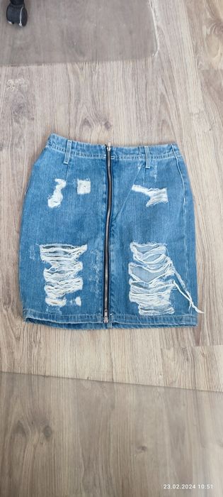 Spódnica jeansowa H&M Divided z przetarciami NWT! rozm. 36
