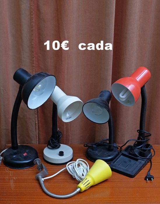 Candeeiros de mesa retro vintage ver fotos