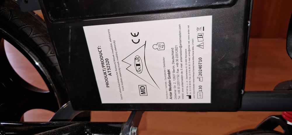 Wózek inwalidzki elektryczny Antar