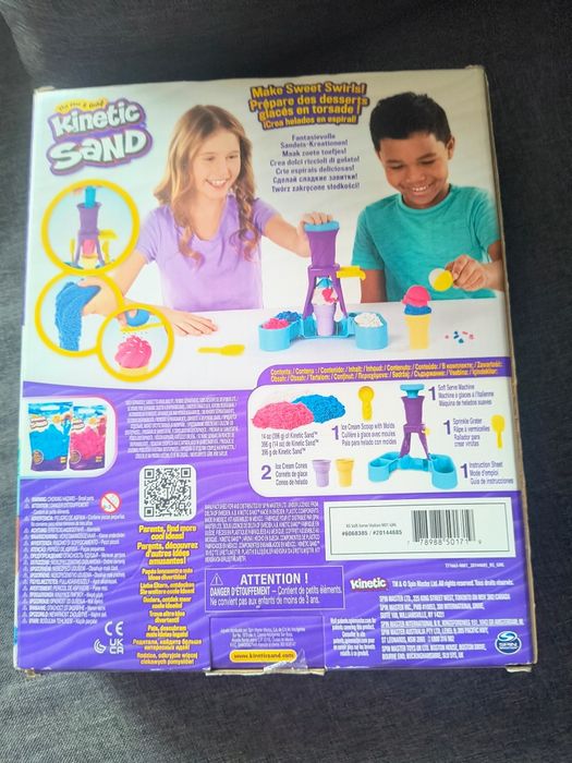 Kinetic Sand lody z piasku kinetycznego