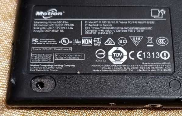 Ноутбук планшет Motion Computing MC-F5m CFT-004 10.4"