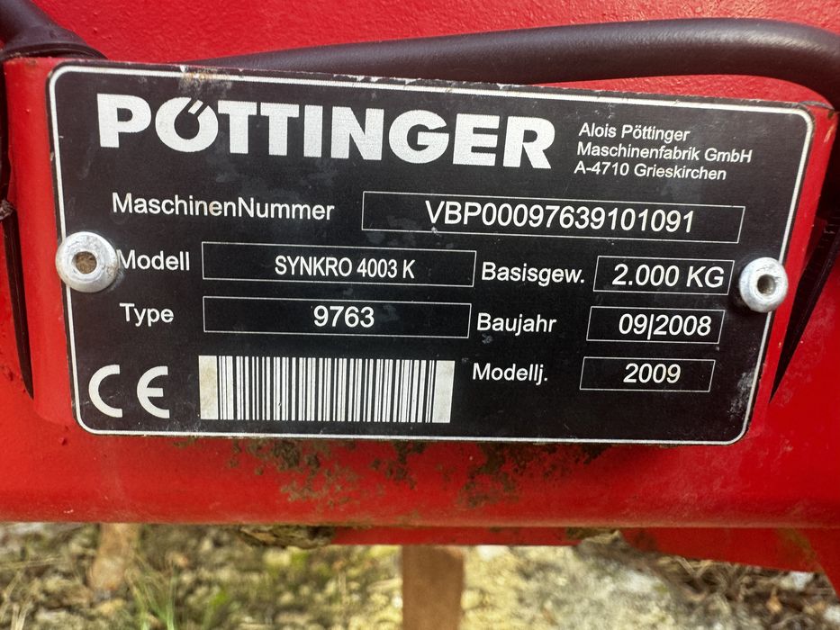 Agregat bezorkowy Syncro Pottinger 4003 4m