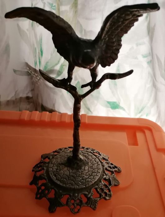 Galo e Águia em bronze