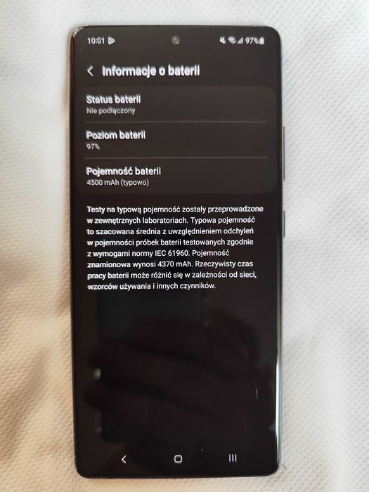 Samsung S10 LITE czarny . 8GB/128 GB 4 G