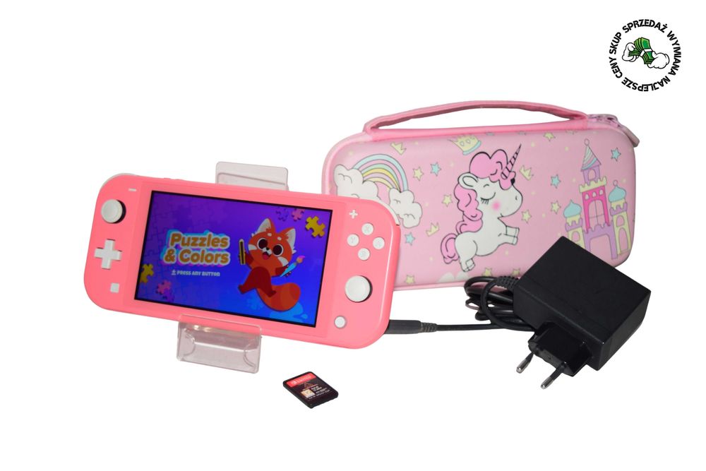 Nintendo Switch Lite HDH-001 + etui + gra Five Night's at Freddy's