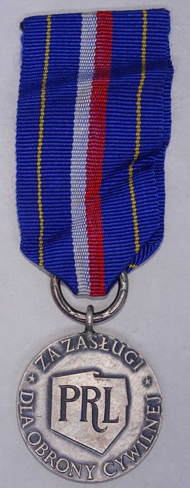 Medal Za Zasługi Dla Obrony Cywilnej srebrny PRL E