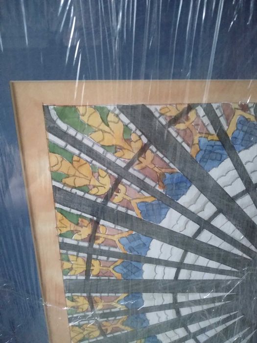 Obraz akwarela rozeta