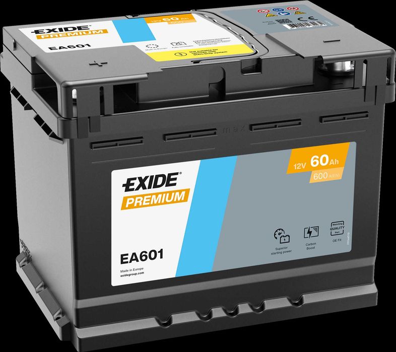 Акумулятор EXIDE Premium Carbon Boost 2.0 6ст 47Аг-100Аг  Іспанія