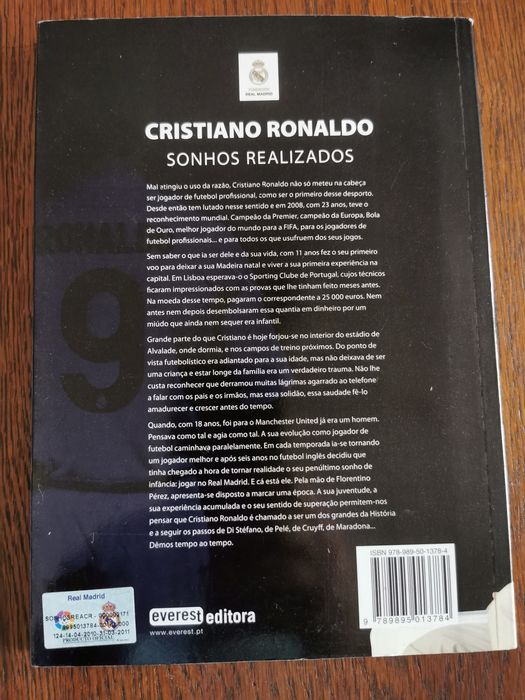 Cristiano Ronaldo - Sonhos Realizados (Enrique Ortego)