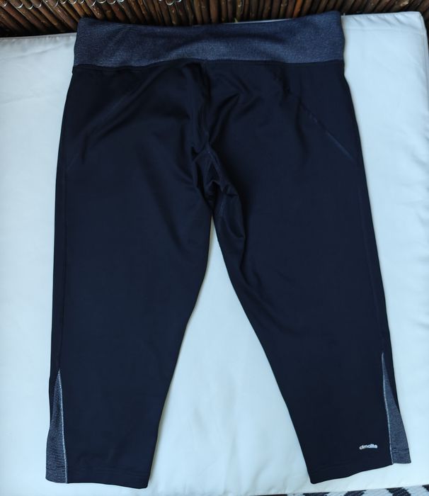 Adidas legginsy sportowe damskie model 3/4 czarne L