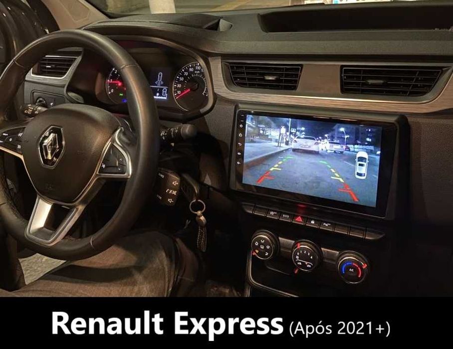 (NOVO) Rádio 2DIN 9" • Renault EXPRESS / Kangoo • Android [4+64GB]