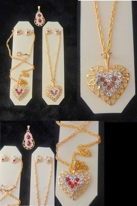 Кольє чокер ланцюжок намисто сережки браслет вінтаж