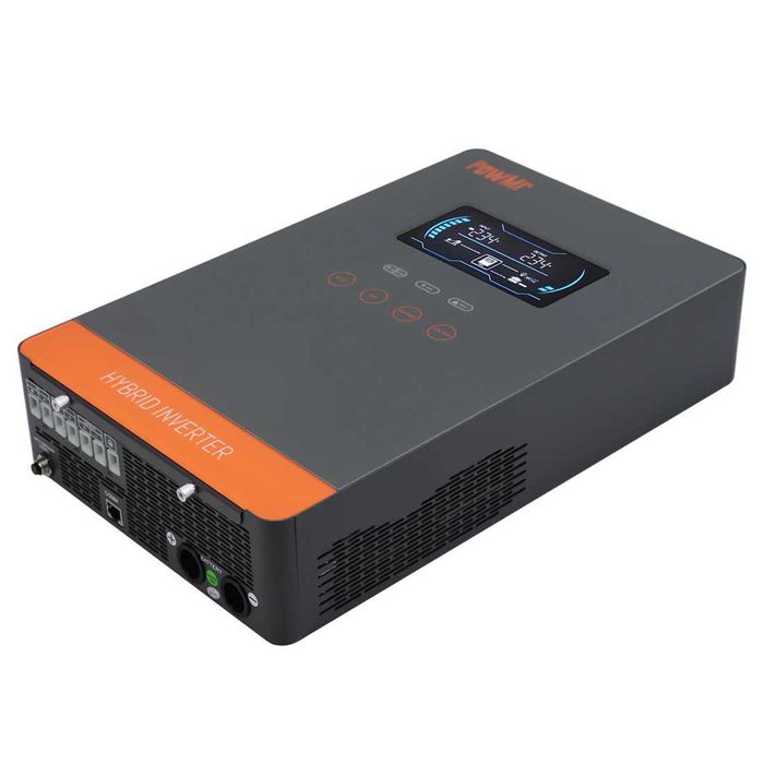 Гібридний інвертор Powmr POW-HVM6.5K-48V-P, 48 В, 6500 Вт (безперебійник, UPS, ДБЖ)