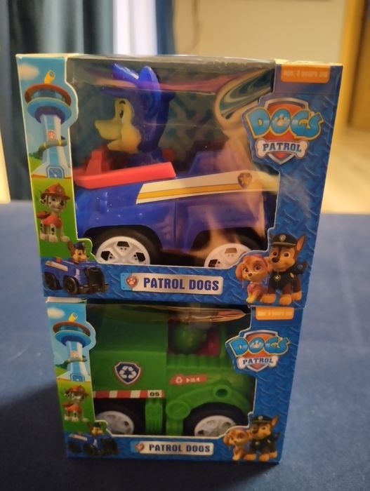 Psi patrol Rocky z pojazdem