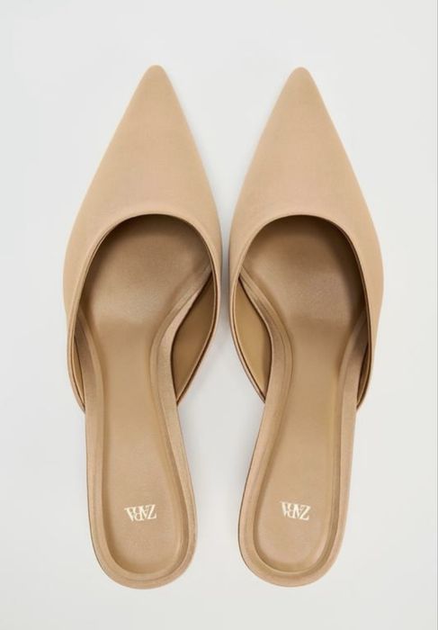 Сатинові мюлі Zara оригінал