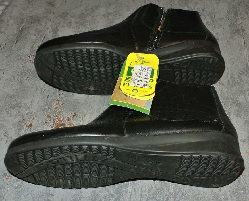 Pół Buty Skórzane - Pitillos - rozmiar 37