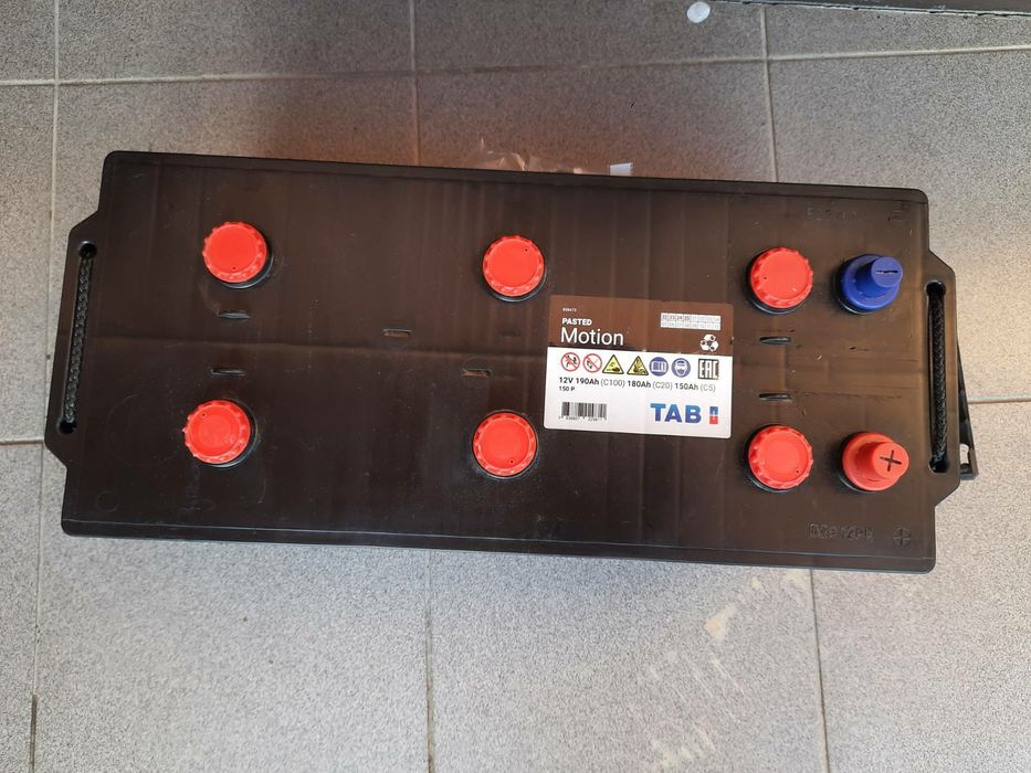 Аккумулятор 190 Ah/180 Ah/150 Ah 12V TAB Motion Pasted Cтаціонар
Аккум