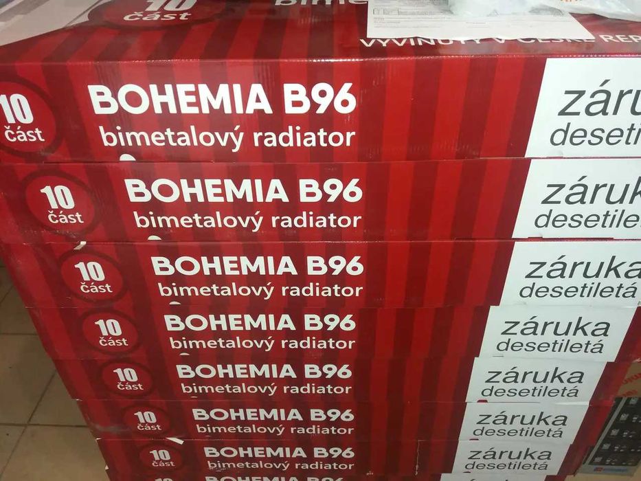 Биметаллический радиатор BOHEMIA B96, Чехия