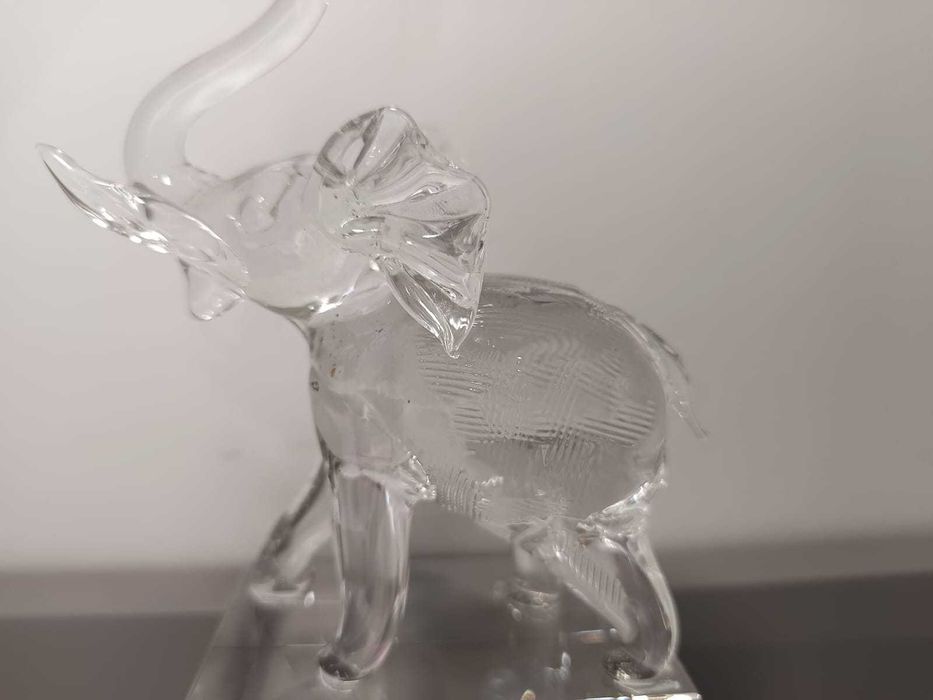 Escultura em Vidro – Elefante