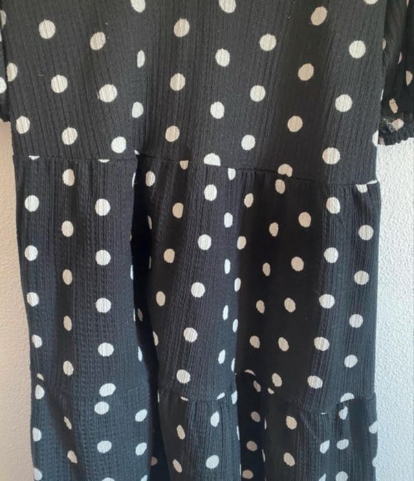 Vestido Curto de Polkas Stradivarius (Tamanho S)