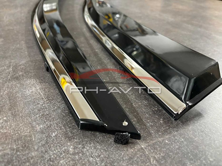 Вітровики з хромом VW id.6 id6 Дефлектори вікон Ветровики