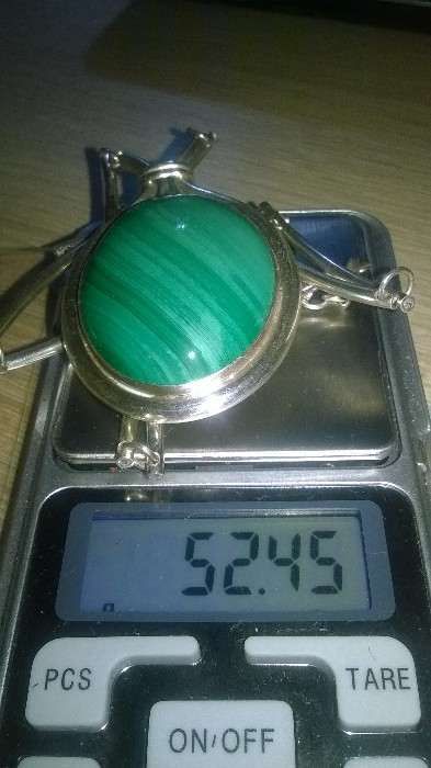 Tylko dzis !!! piekny malachit w srebrze 925 nie złom złoto