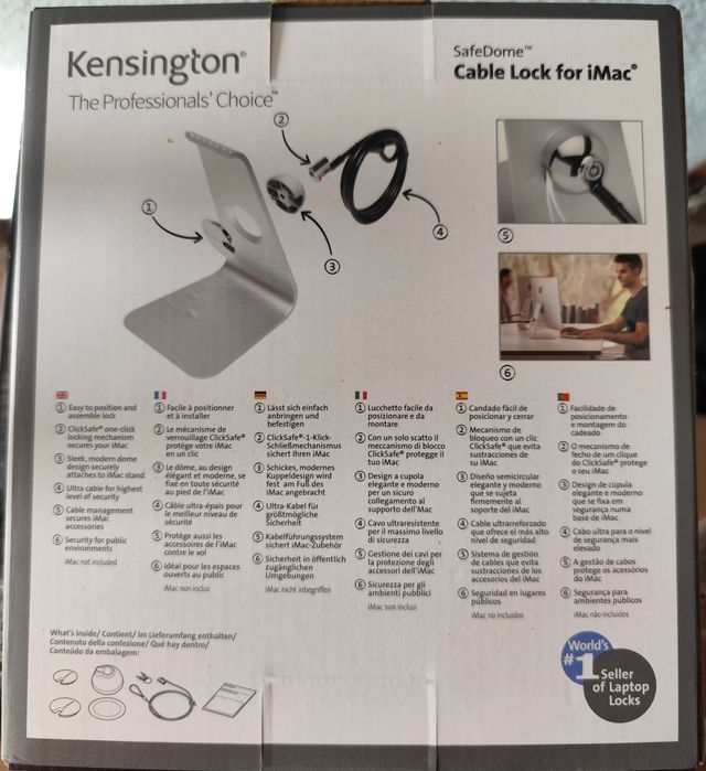 iMac Cable Lock - Kensington433279346735861761